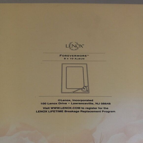 Lenox Forevermore Album 8 X 10 Silverplated Giftware SKU#6407928 Wedding - Picture 5 of 8